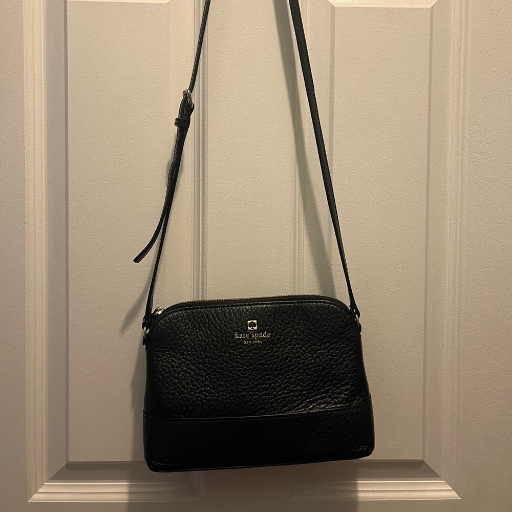 Kate Spade Pebbled Leather Black Purse